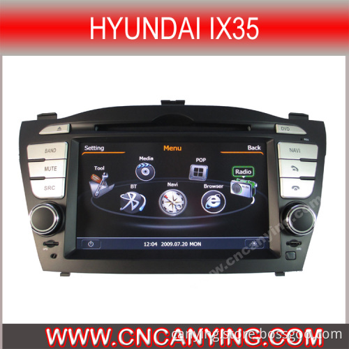 Car DVD for Hyundai IX35 with A8 Chipset Dual Core 1080P V-20 Disc WiFi 3G Internet (CY-C047)